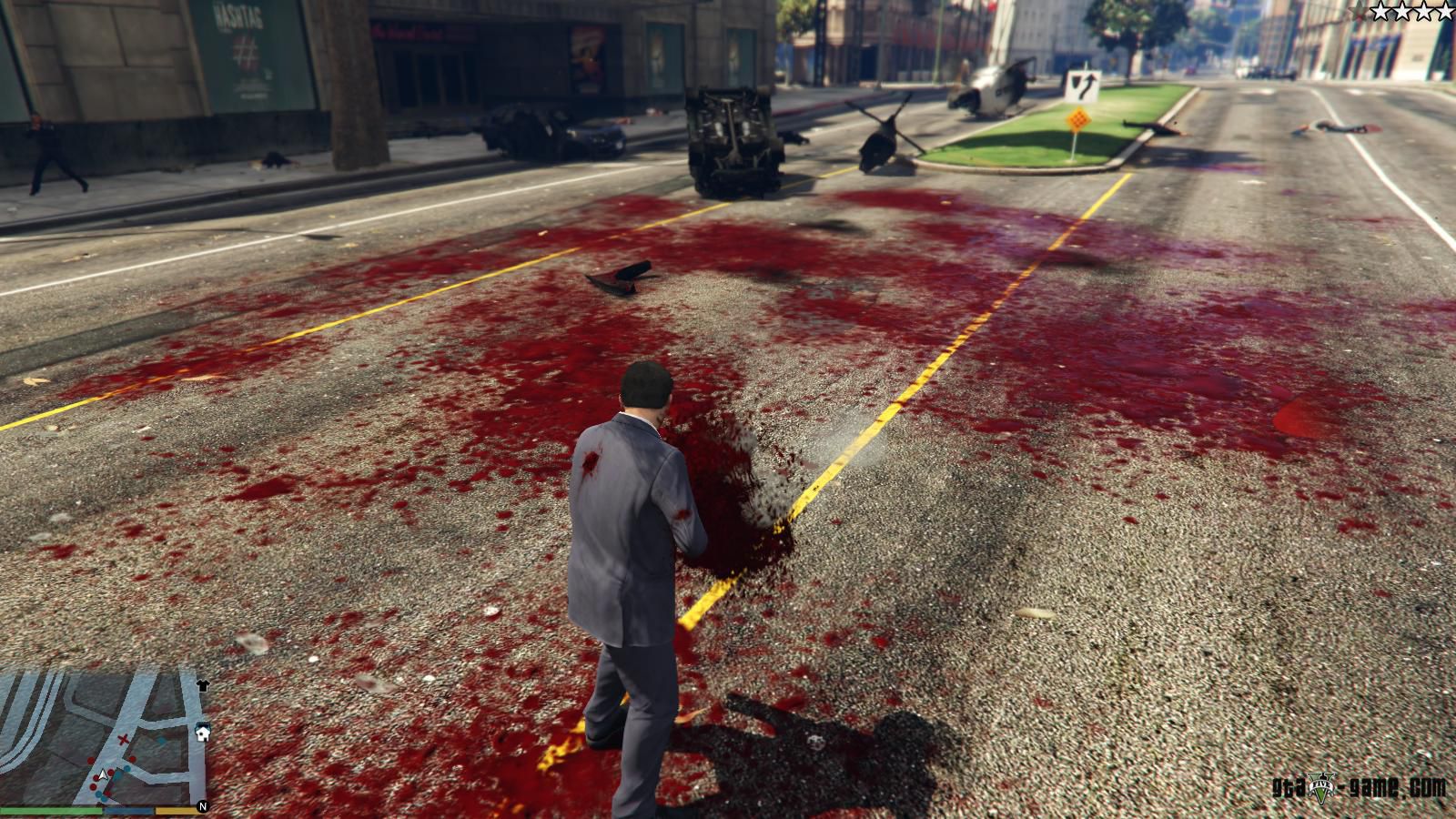 Blood and gore for gta 5 фото 28
