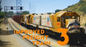 Improved freight train длинные и реалистичные  поезда