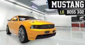 Mustang 302 BOSS новое авто в Gta 5