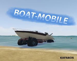 Boat-Mobile - мод на лодку машину монстра в гта 5