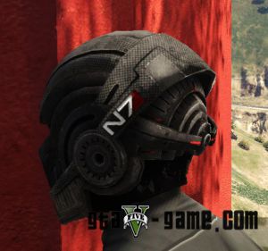 N7 Helmet Mass Effect 3 - шлем из Масс Эффект для гта 5