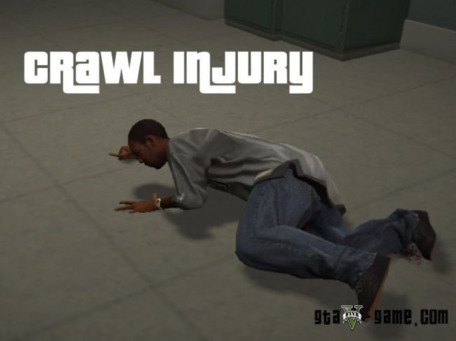 Crawl Injury - ползающие раненые люди