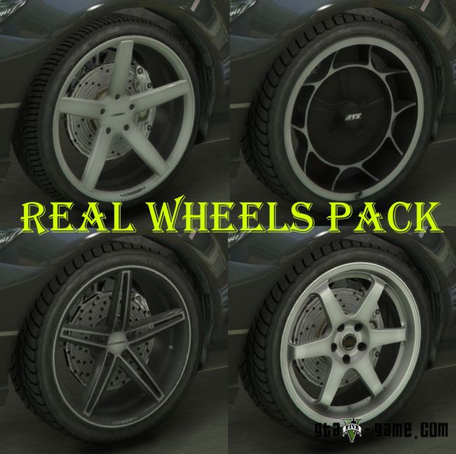Real Brand Rims Pack - реальные бренды колесных дисков