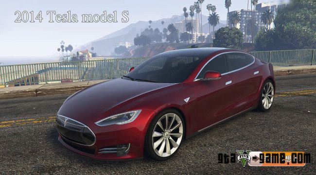 Tesla Model S - электрокар тесла модель S для gta 5