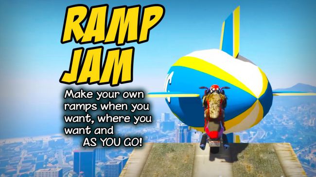 Ramp Jam - мод на рампы трамплины для прыжков