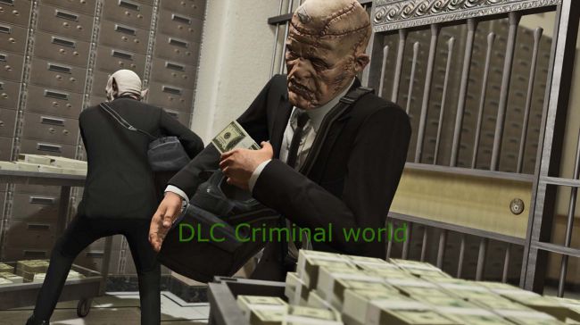 DLC Criminal World - ограбление банков  в одиночной игре