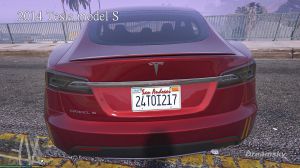 Tesla Model S - электрокар тесла модель S для gta 5