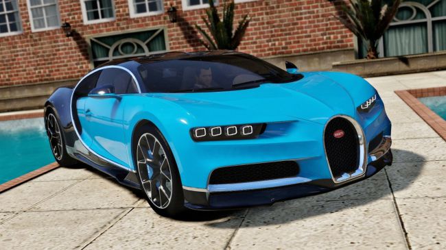 Bugatti Chiron - бугатти чирон для гта 5