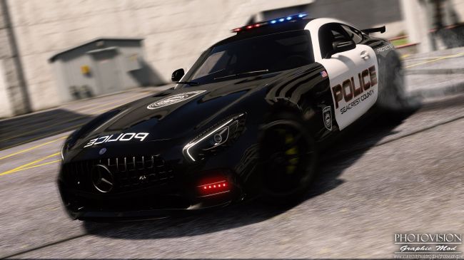 Mercedes-Benz - полицейский суперкар мерседес