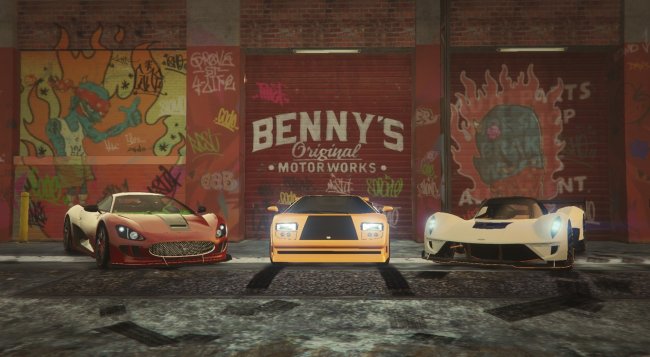 Мод на гараж Бенни для одиночной - New Benny's Original Motor Works